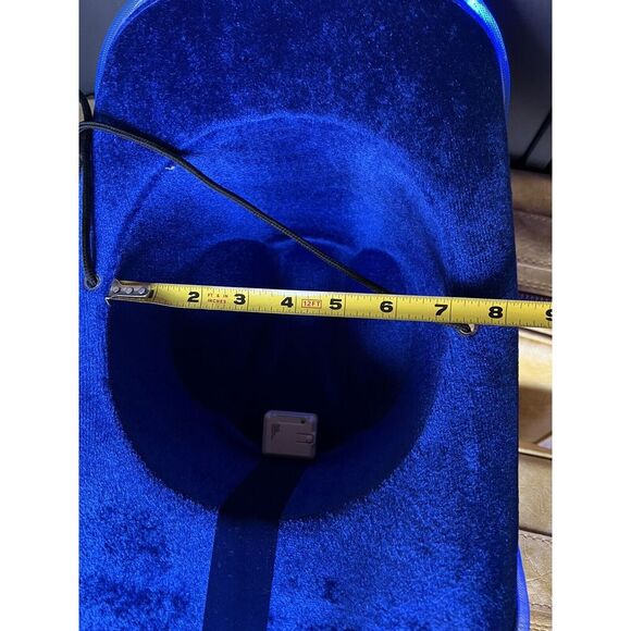 Funcredible Space Cowgirl Hat | Blue Light Up Cowboy Hat - Picture 12 of 16